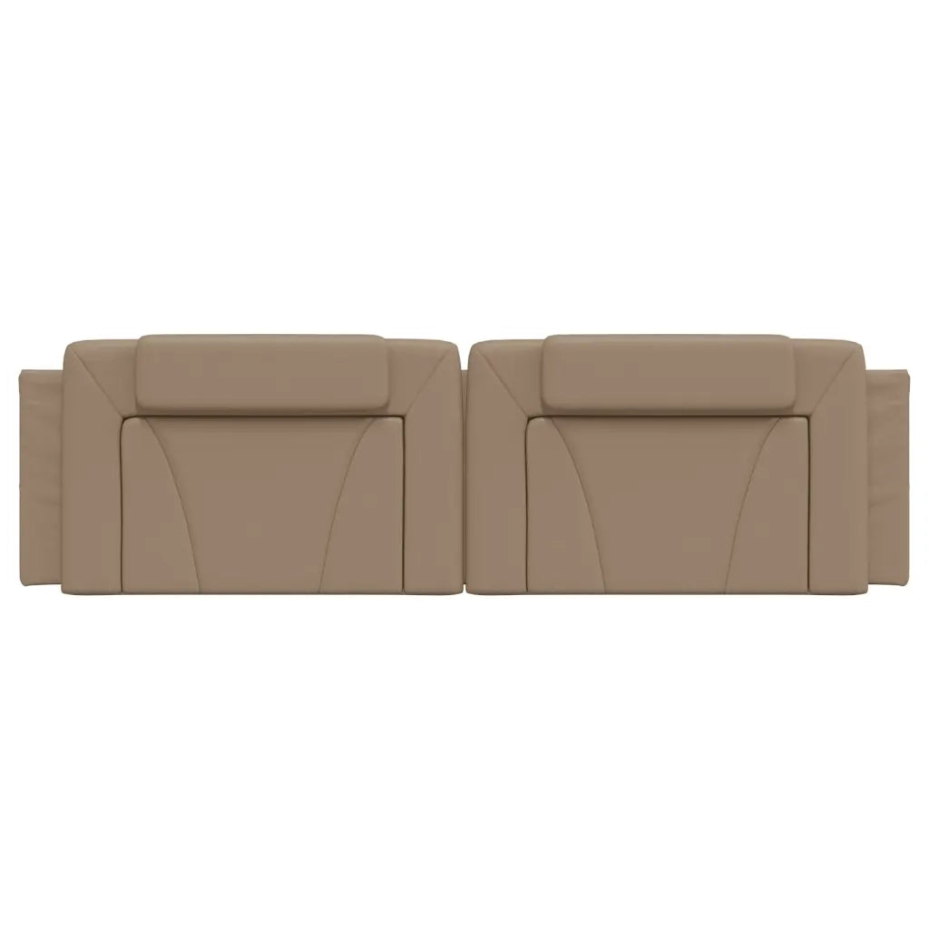Cuscino Testiera Viana Cappuccino 180 cm in Similpelle 374808