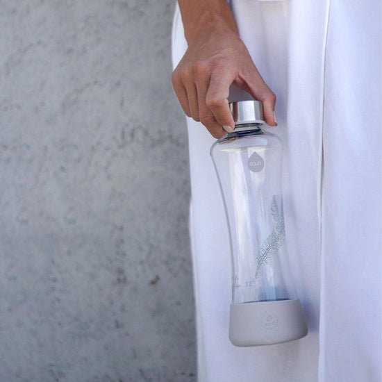 Bottiglia da bere - 550 ml - vetro borosilicato - design per viaggio