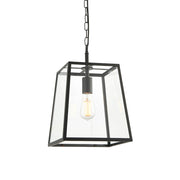 Lampada a sospensione industriale nera opaca E27 Endon
