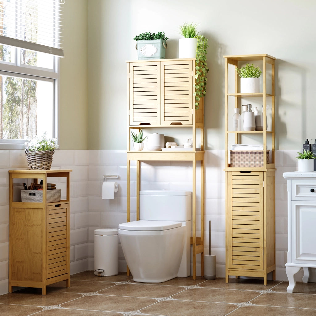 Armadio da bagno ¨C zephmum ¨C Bamb¨´, 34x30x173cm