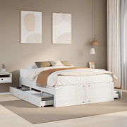 Giroletto senza Materasso con Cassetti Bianco 140x200 cm Pino 3308805