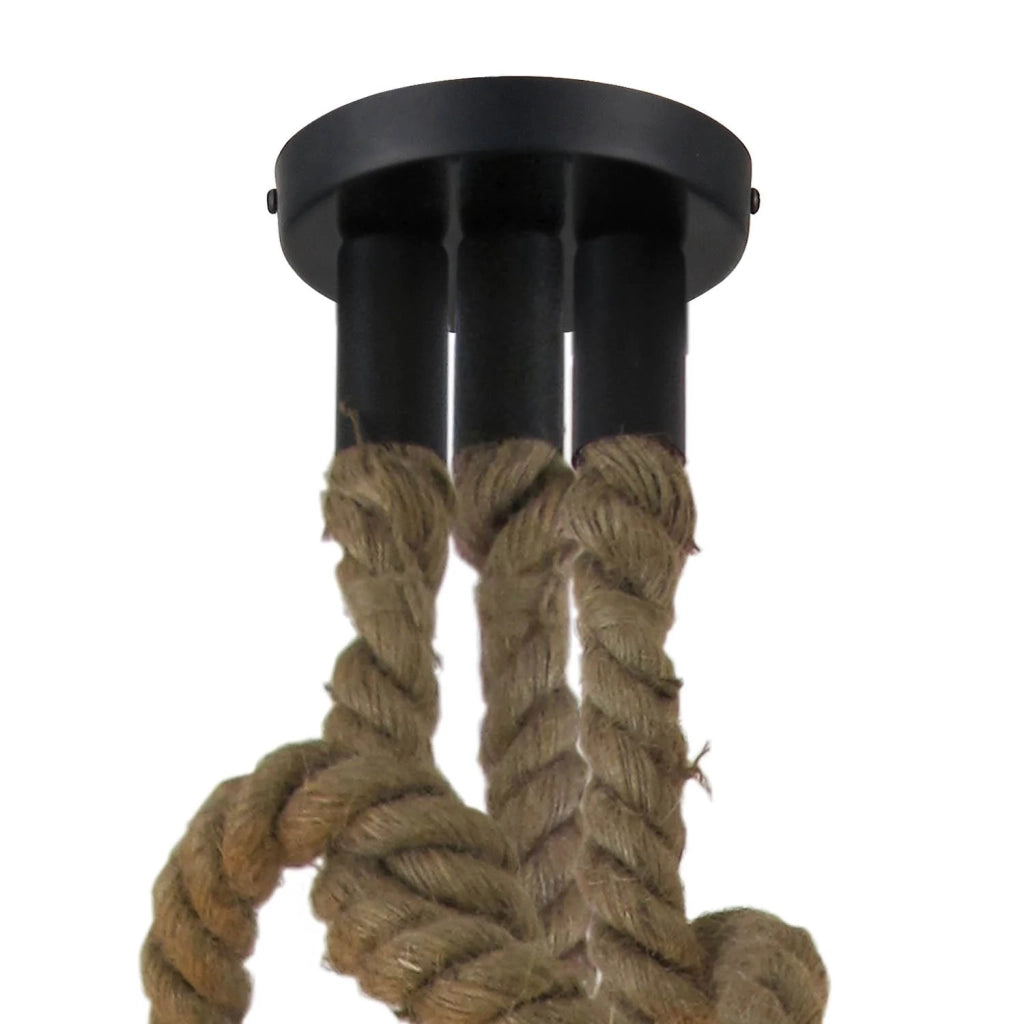 LÚZETE - LAMPADA DA BARCA A CORDA A 3 LUCI
