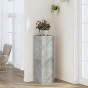 Supporto per Piante Grigio 33x33x100 cm in Truciolato 852954