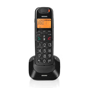 BRONDI BRAVO BRIGHT (NERO) - TELEFONO CORDLESS SINGOLO - AUDIO AMPLIFICATO - VIVAVOCE