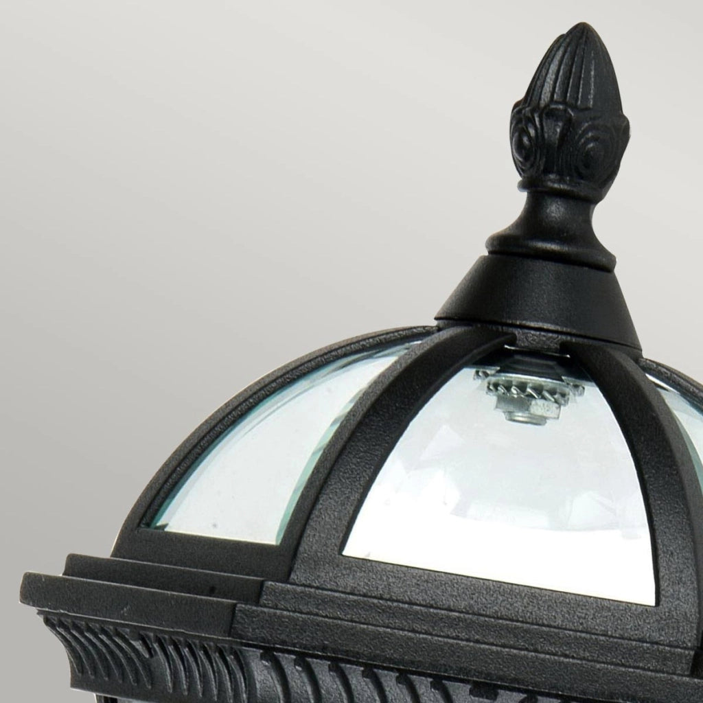 Applique esterna retro nera E27 60W Ledbury GardenZone