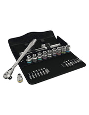 Set di bussole e inserti per avvitare WERA 8100 SC 8 Zyklop 1/2" (28 pezzi)