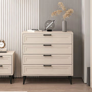 Cassettiera Prime 4 cassetti colore cashmere 90x45x90H - Stile e funzionalità per ogni spazio