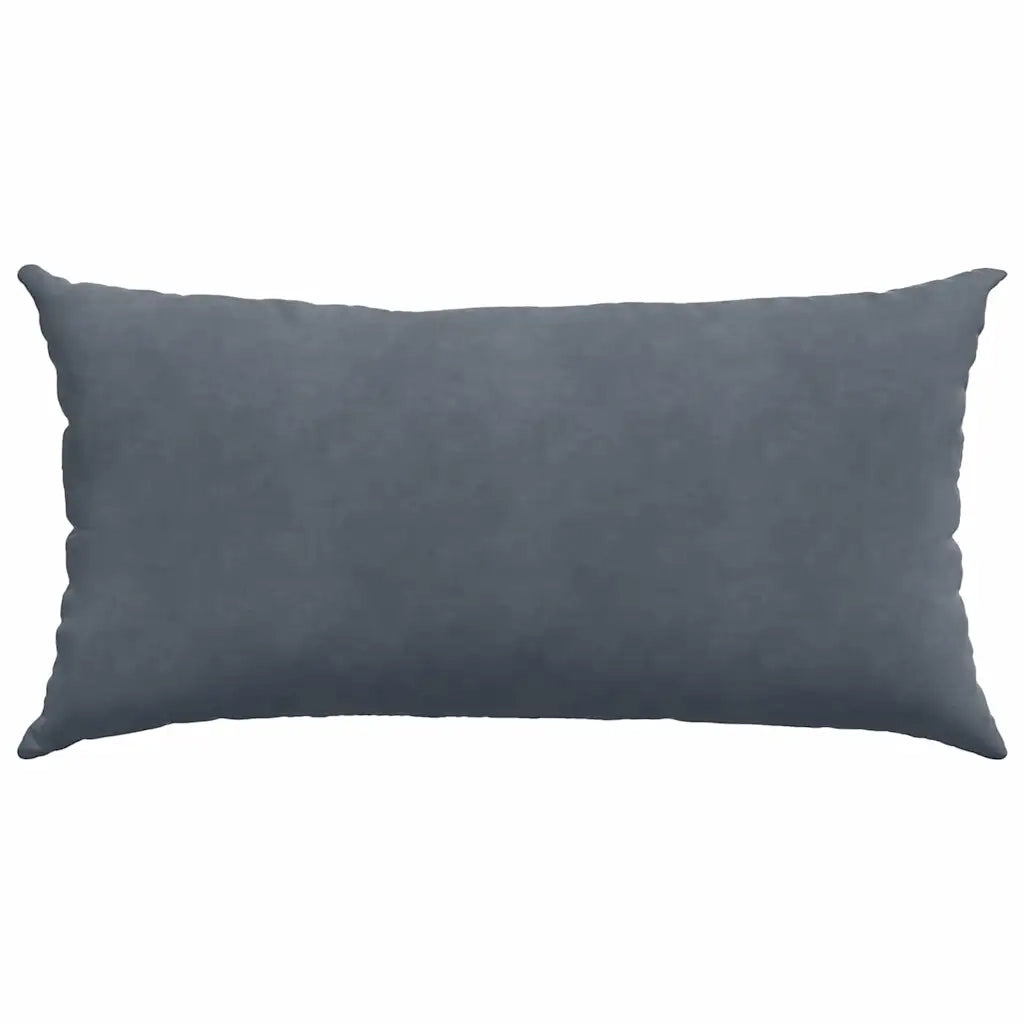 Cuscini da Divano 2 pz-Set di 2 Cuscini per Sofa Grigio scuro 80 x 40 cm 646620