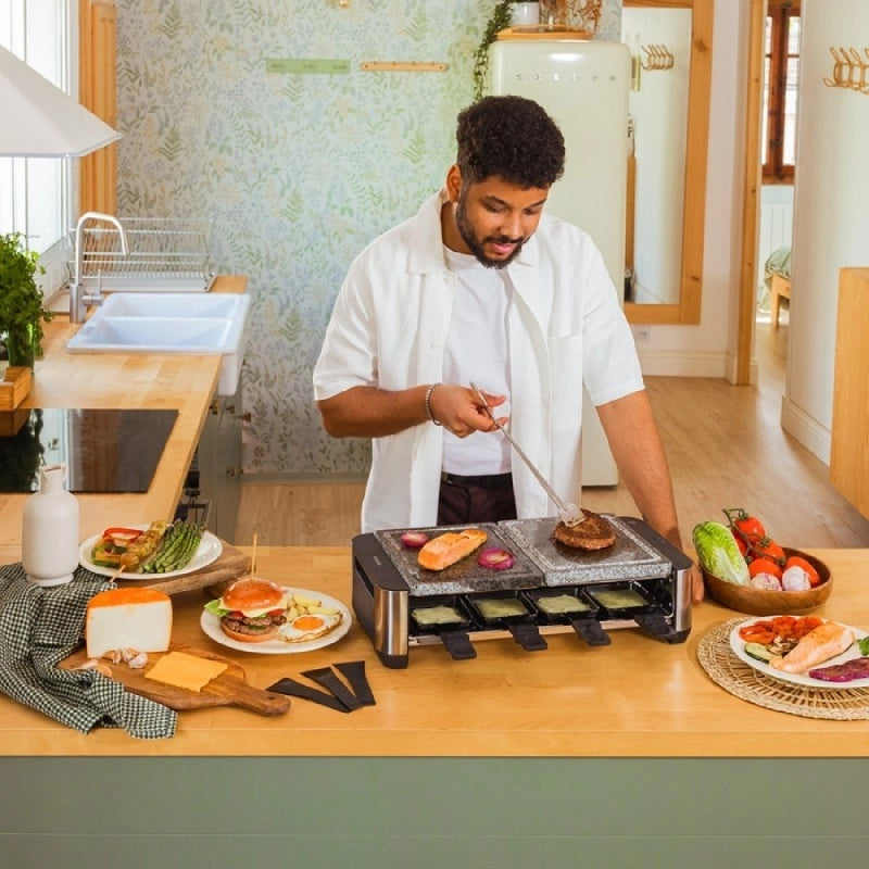 CECOTEC 03226 - Raclette Cheese&Grill 16000 Inox AllStone
