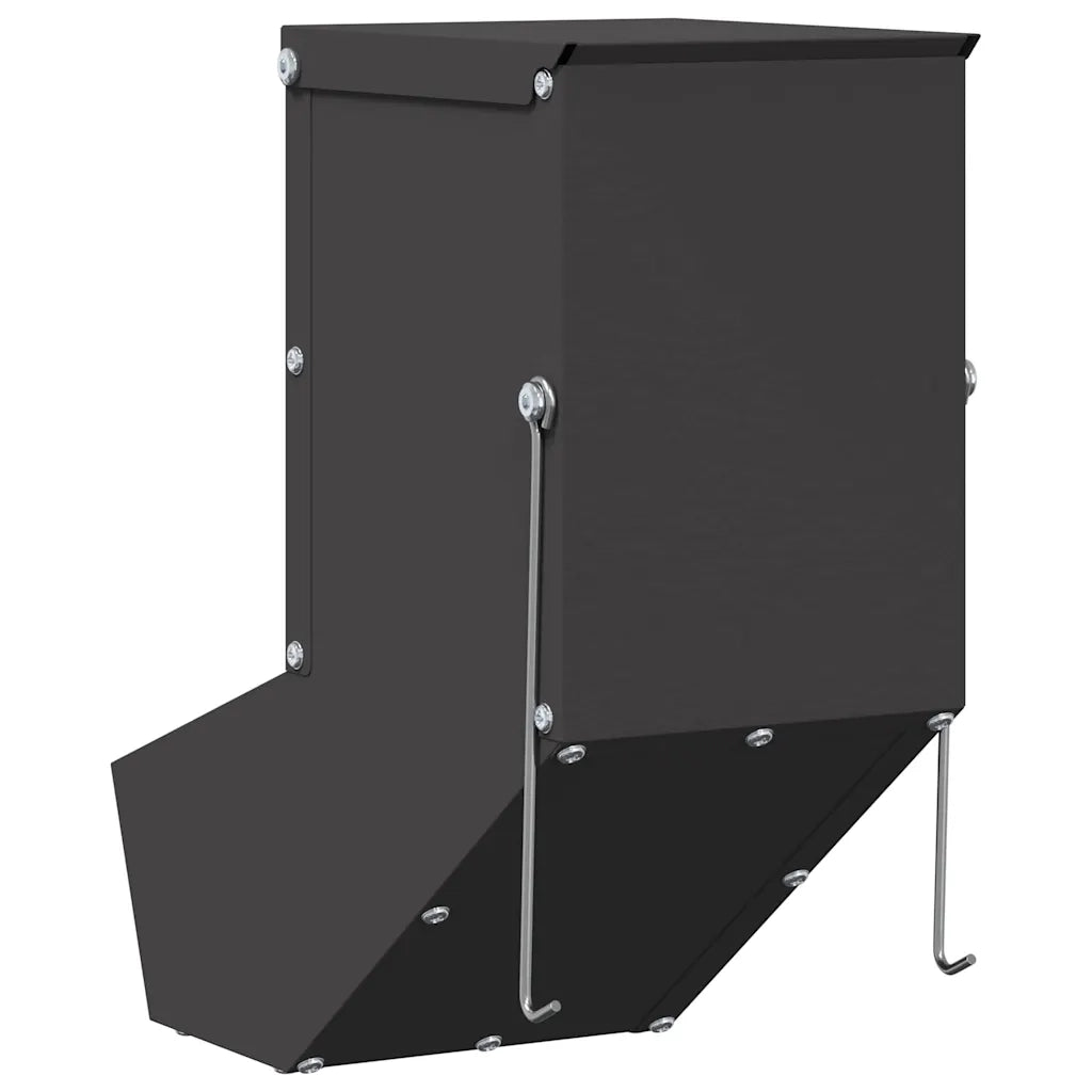 Mangiatore per conigli Nero 12,5 x 26 x 28,5 cm 874597