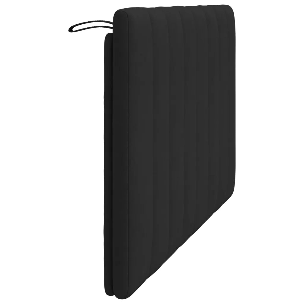 Cuscino Testiera Hanko Nero 140 cm in Velluto 374671