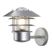 Applique esterna Helsingor argento E27 IP44 Elstead