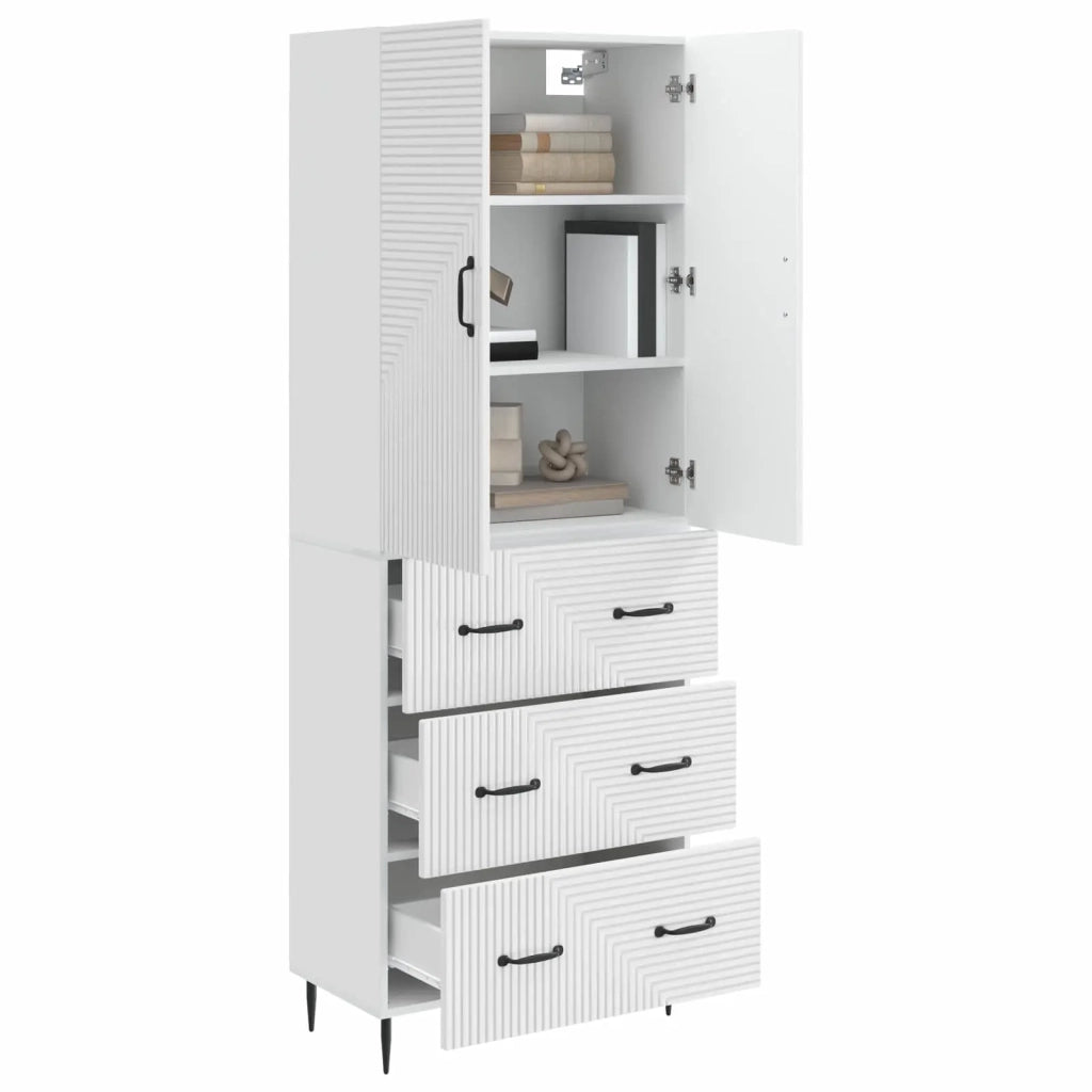 Set di armadi 2 pcs Bianco Lucido 66 x 34,5 x 90 cm 3416641