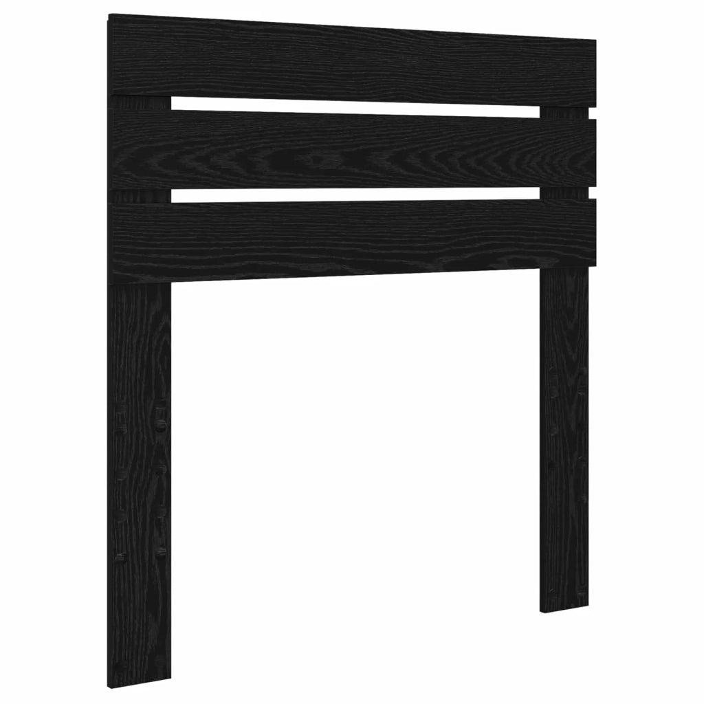 Letto singolo | Letto per adulti | Struttura del letto Nero 100 x 200 cm Pino massello