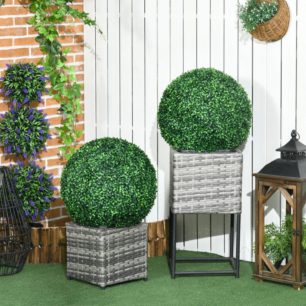 Piante Finte Sfera di Bosso ¨C Minimal ¨C Verde ?50cm Set 2 Pezzi