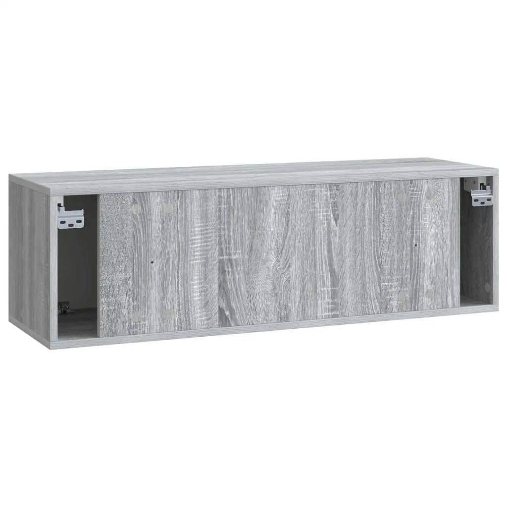 Mobile Porta TV da Muro-Credenza per TV sospesa Grigio Sonoma 98 x 31 x 30 cm 799375