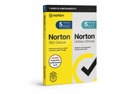 Antivirus Norton 360 Deluxe 2026 con Utilities Ultimate - 5 Dispositivi 12 Mesi - 50GB Cloud PC Mac Android