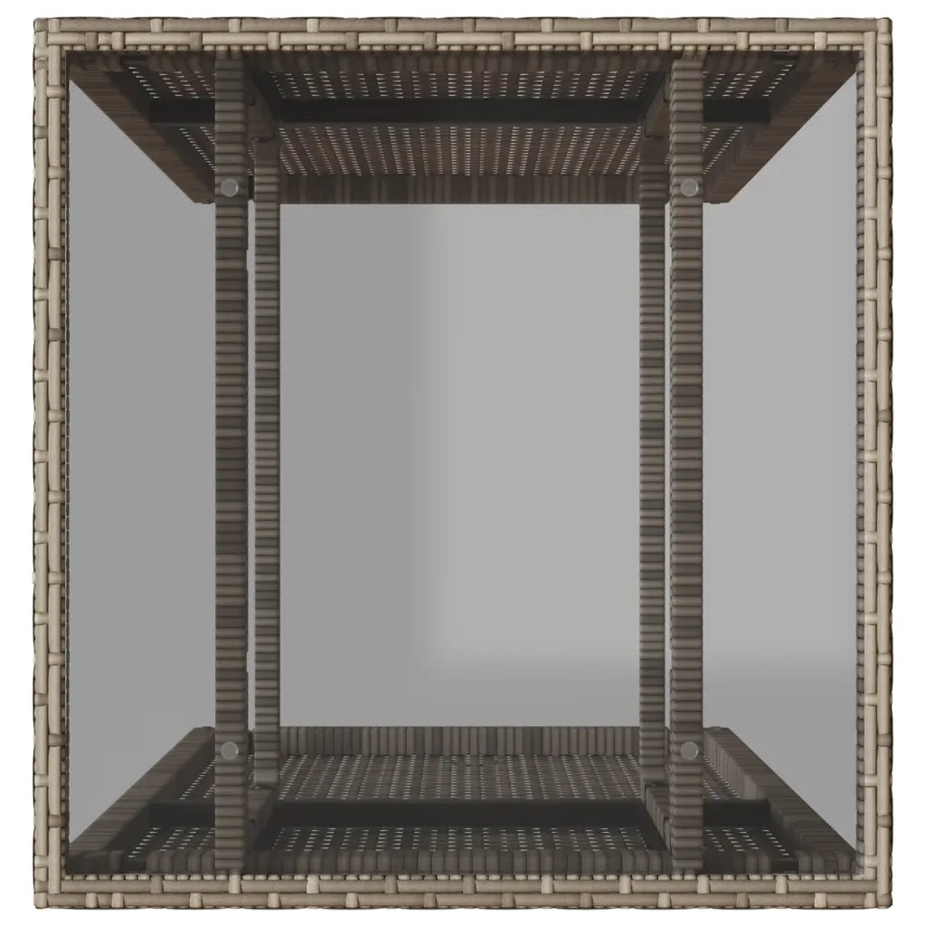 vidaXL Set da Bistrò 3 pz con Cuscini Grigio in Polyrattan