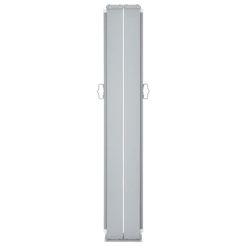Tenda da Sole Laterale Retrattile Nera 120x1000 cm 48478