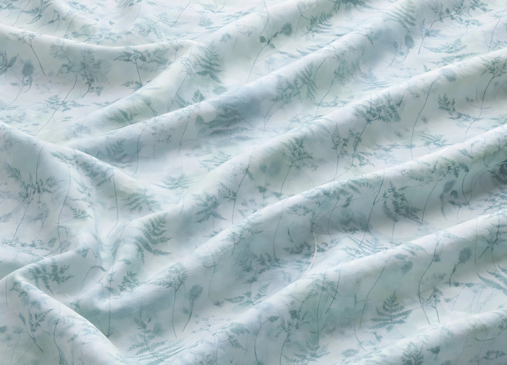 Coppia Federe Cuscino Letto Con Bottoni Laterali 100% Cotone Disegno Soffione GI - Federe - Verde