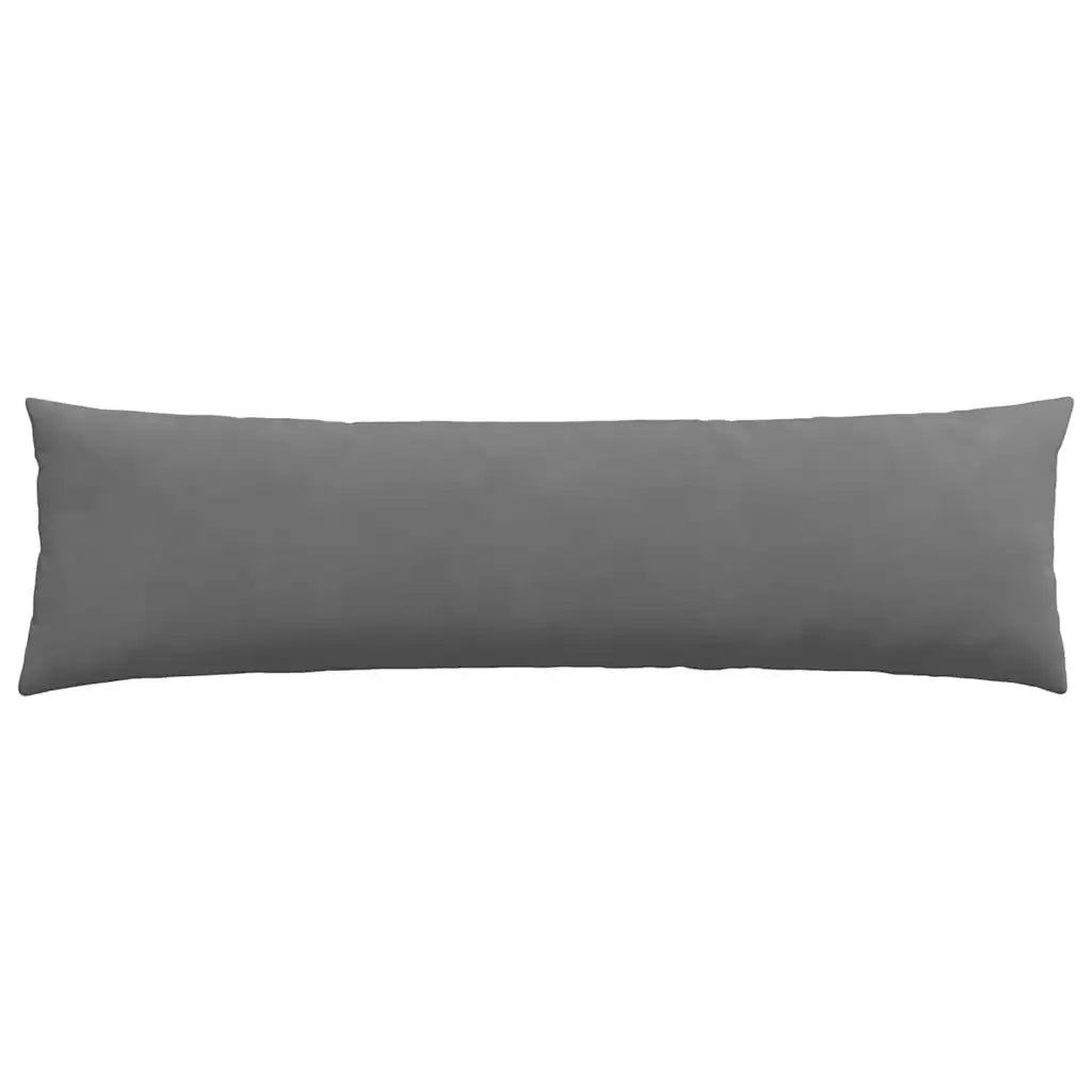 Cuscini da Divano 2 pz | Cuscini per sedie Grigio scuro 145 x 40 cm Tessuto