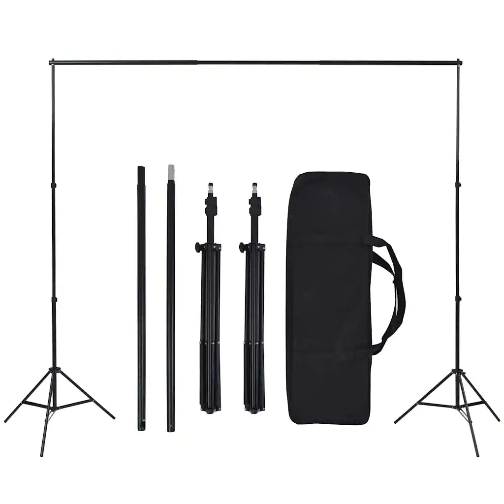 Set Studio Fotografico con Sfondi e Luci Softbox 3051358