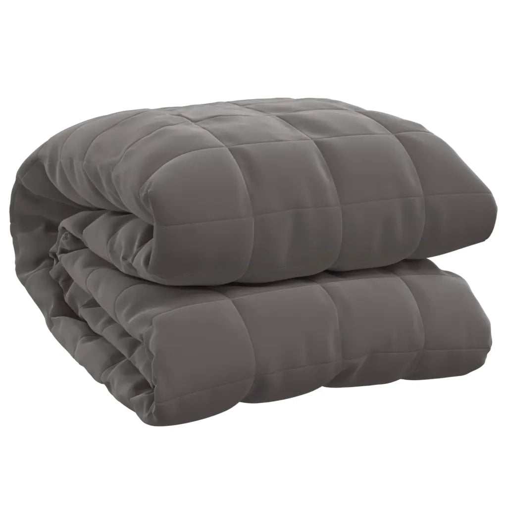 Coperta Ponderata Grigia 220x230 cm 15 kg Tessuto 3154845