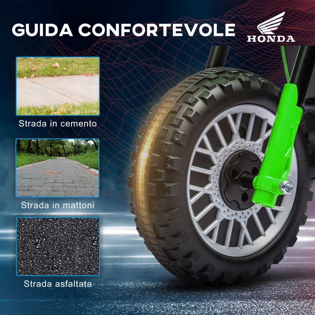 Moto Elettrica per Bambini ¨C Minimal ¨C Verde, 18-36 Mesi