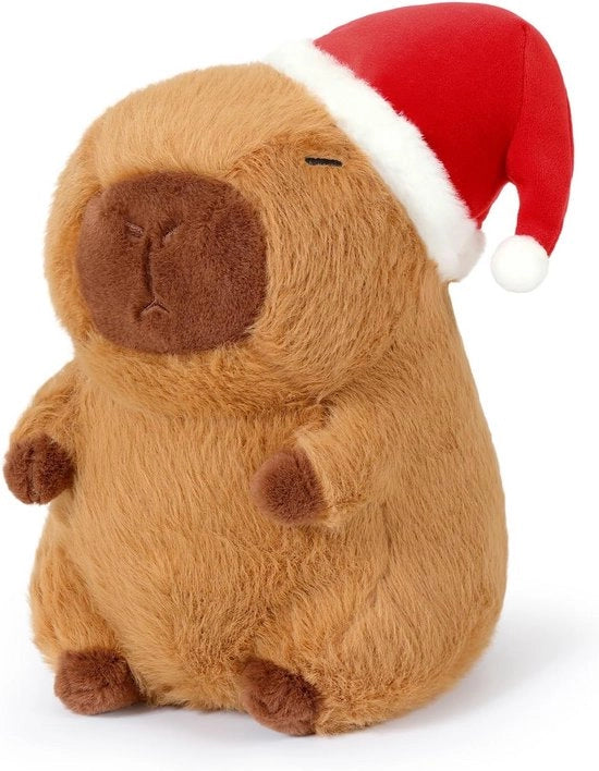 Cuscino Plush per Capibara - Regalo per Natale (25 cm)