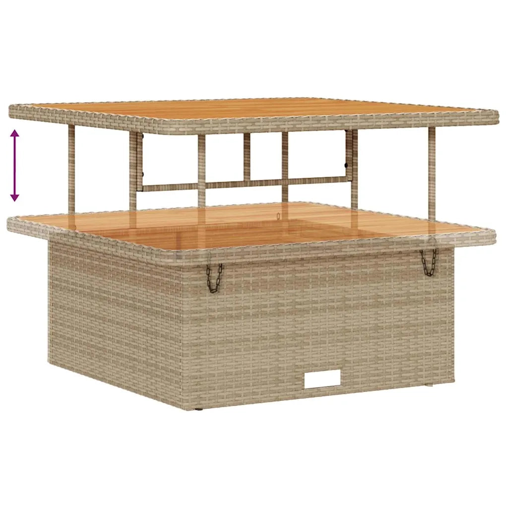 Set Divano da Giardino 12 pcs Beige polyrattan 3361516