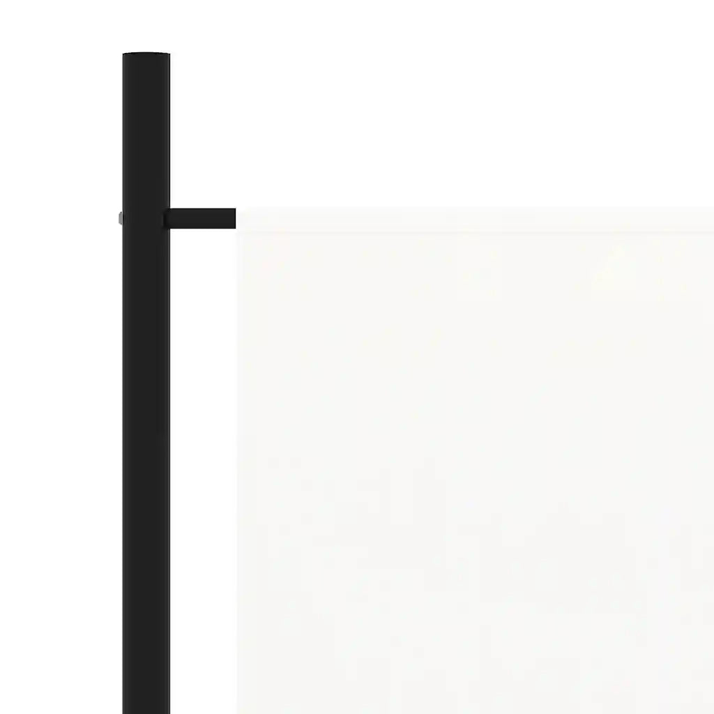 Divisorio a 3 Pannelli Bianco 260x180 cm in Tessuto 320731