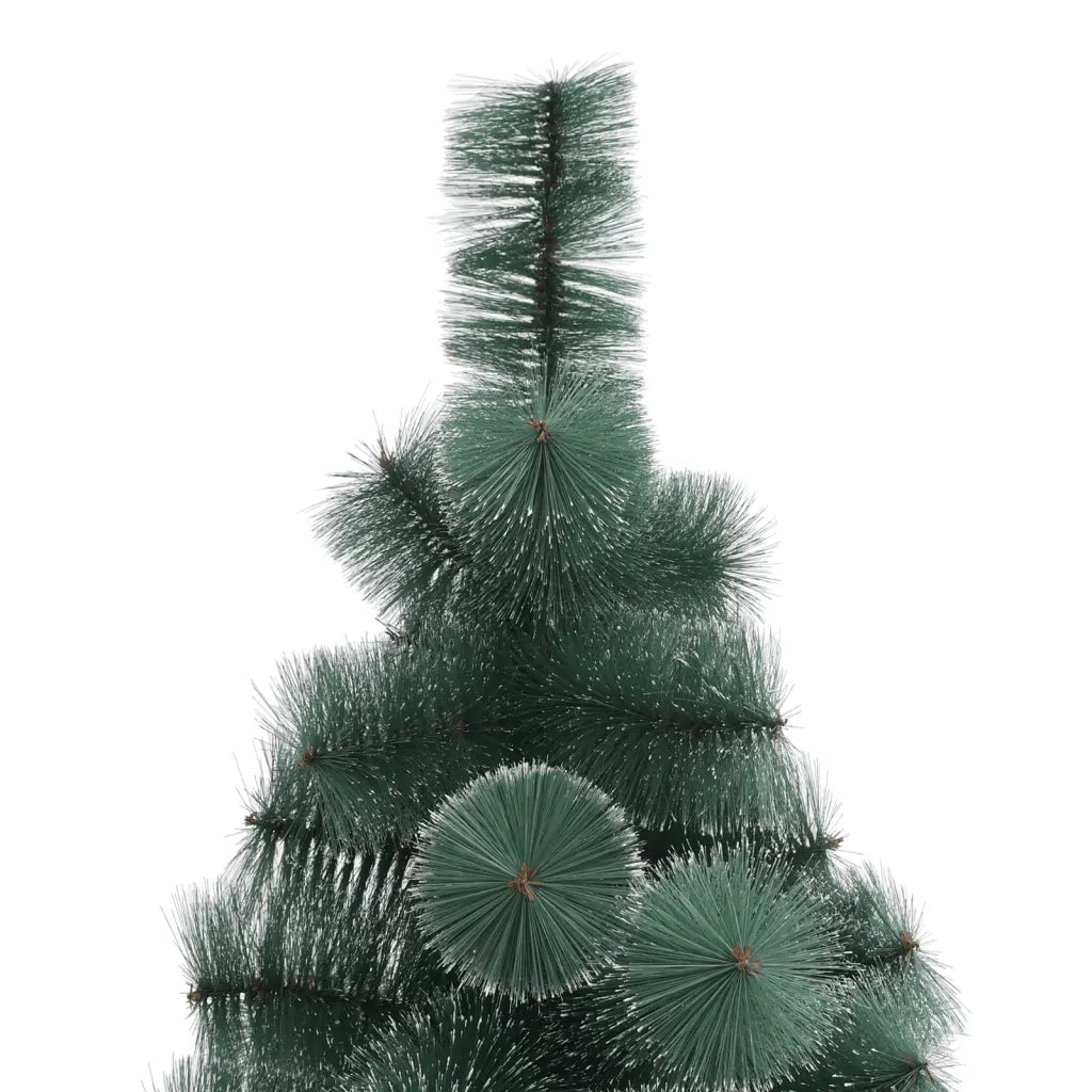 Albero di Natale Artificiale-Albero Natalizio con Supporto Verde 150 cm PET