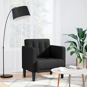 Divano Sedia con Braccioli Nero 53 cm in Tessuto 4100545