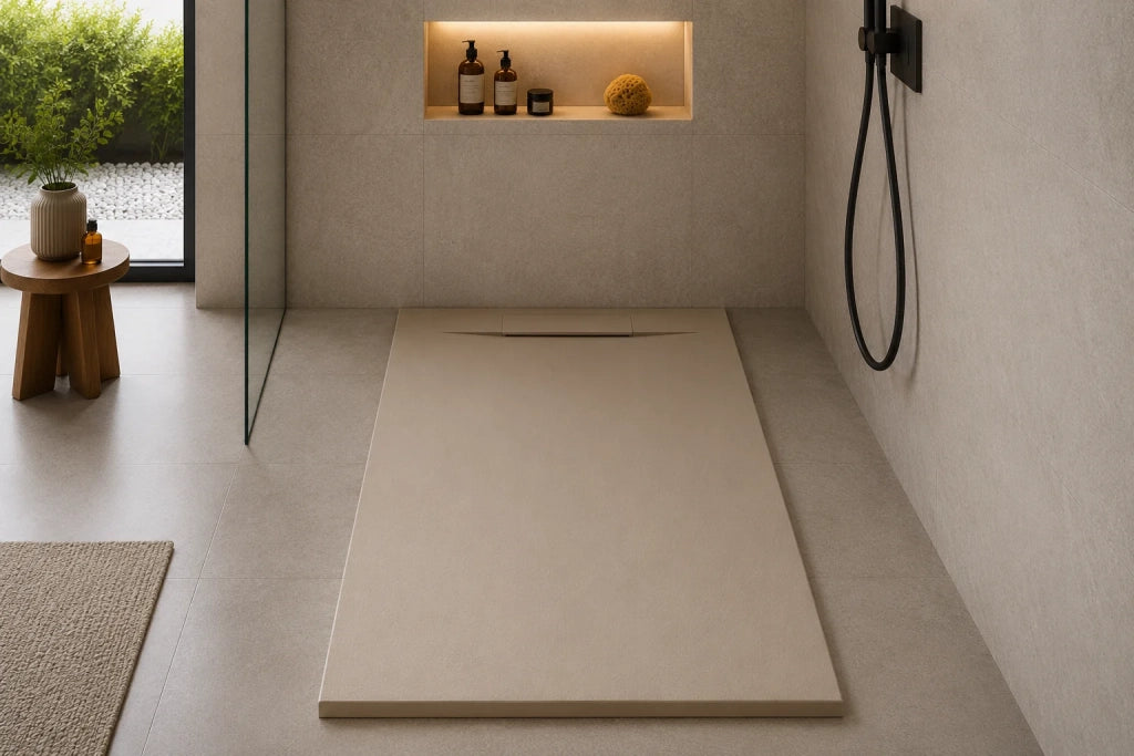 Piatto doccia OPALO 80x170 cm Sabbia griglia Sabbia