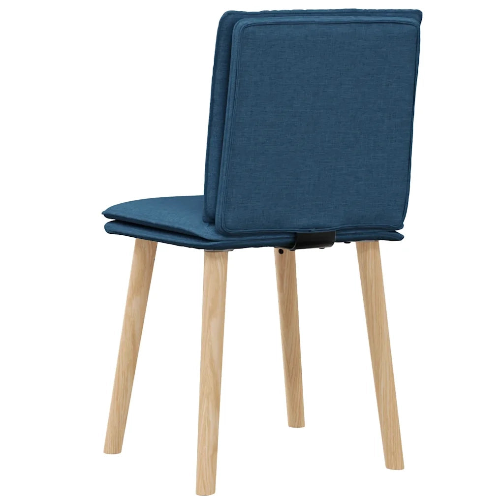 Sedie da Pranzo 2 pz Blu in Tessuto 4101263