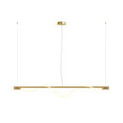 Lampada a sospensione LED Maytoni Tau ottone 150cm