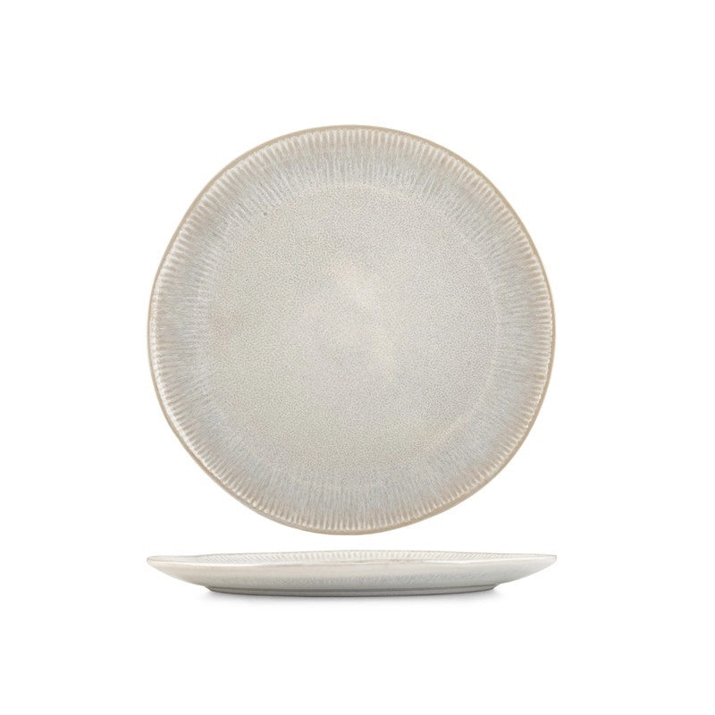 Piatto piano Yucatan bianco ø 27 cm