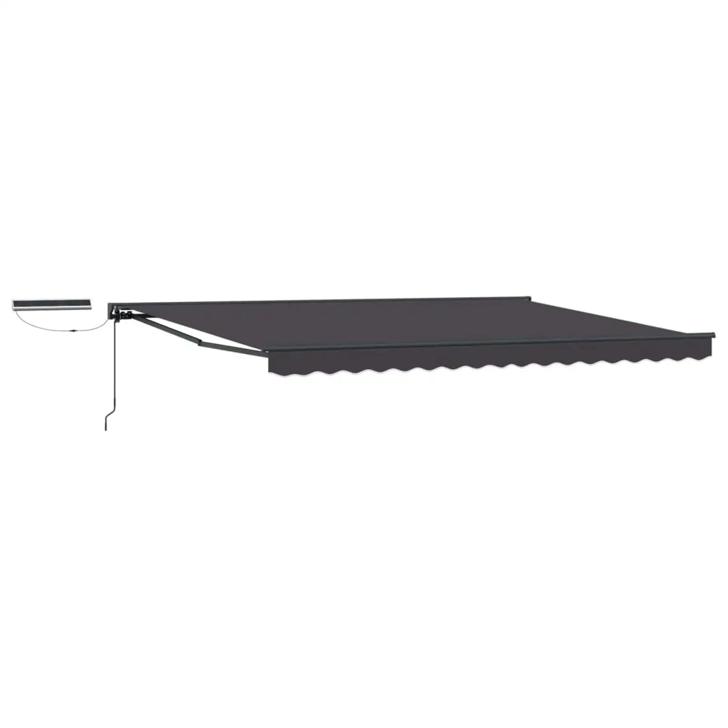 Tettuccio Elettrico Retrattile Antracite e Grigio 4 × 3 m 3422038
