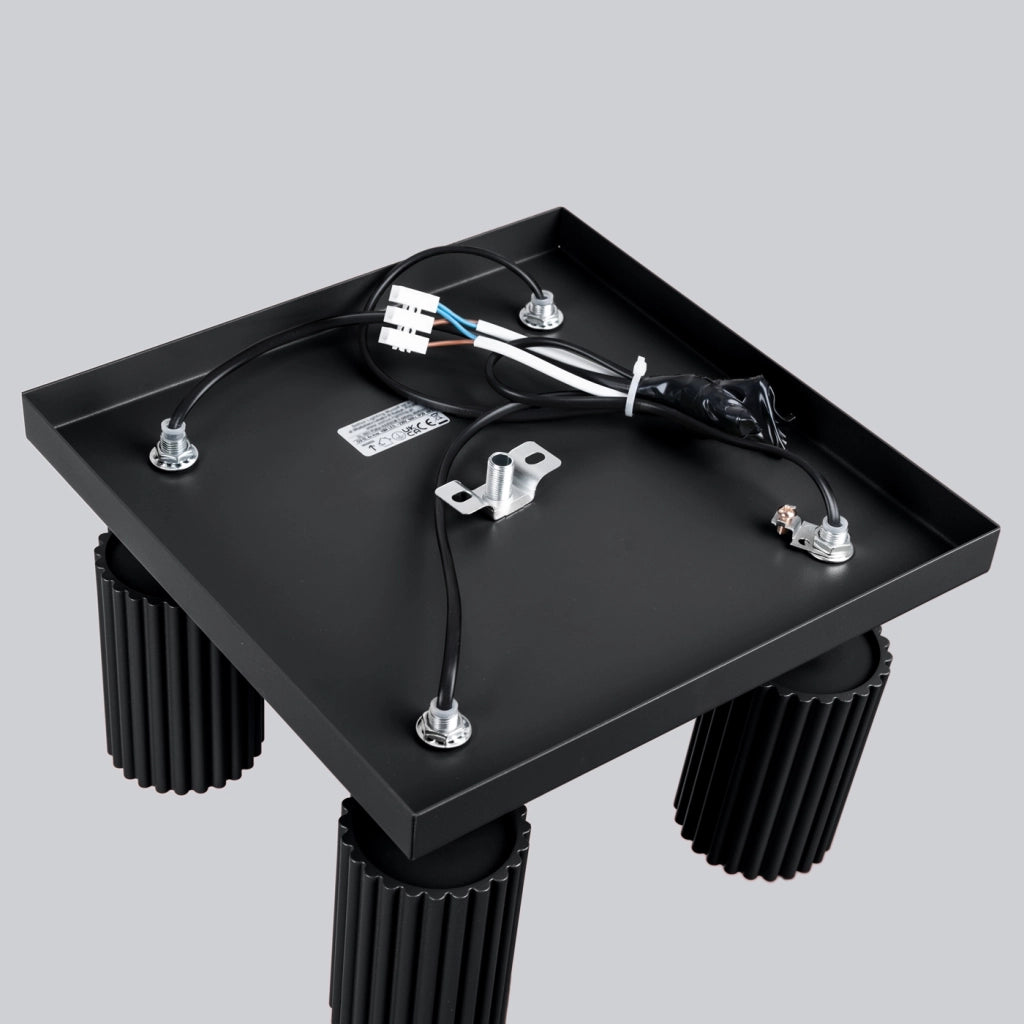 Lampada da soffitto KARBON 4 nero