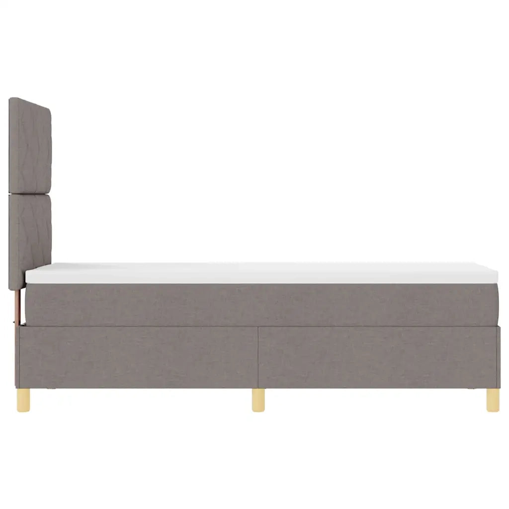 Letto a Sorgente LED con materasso Talpa 80 x 200 cm Tessuto 3343135