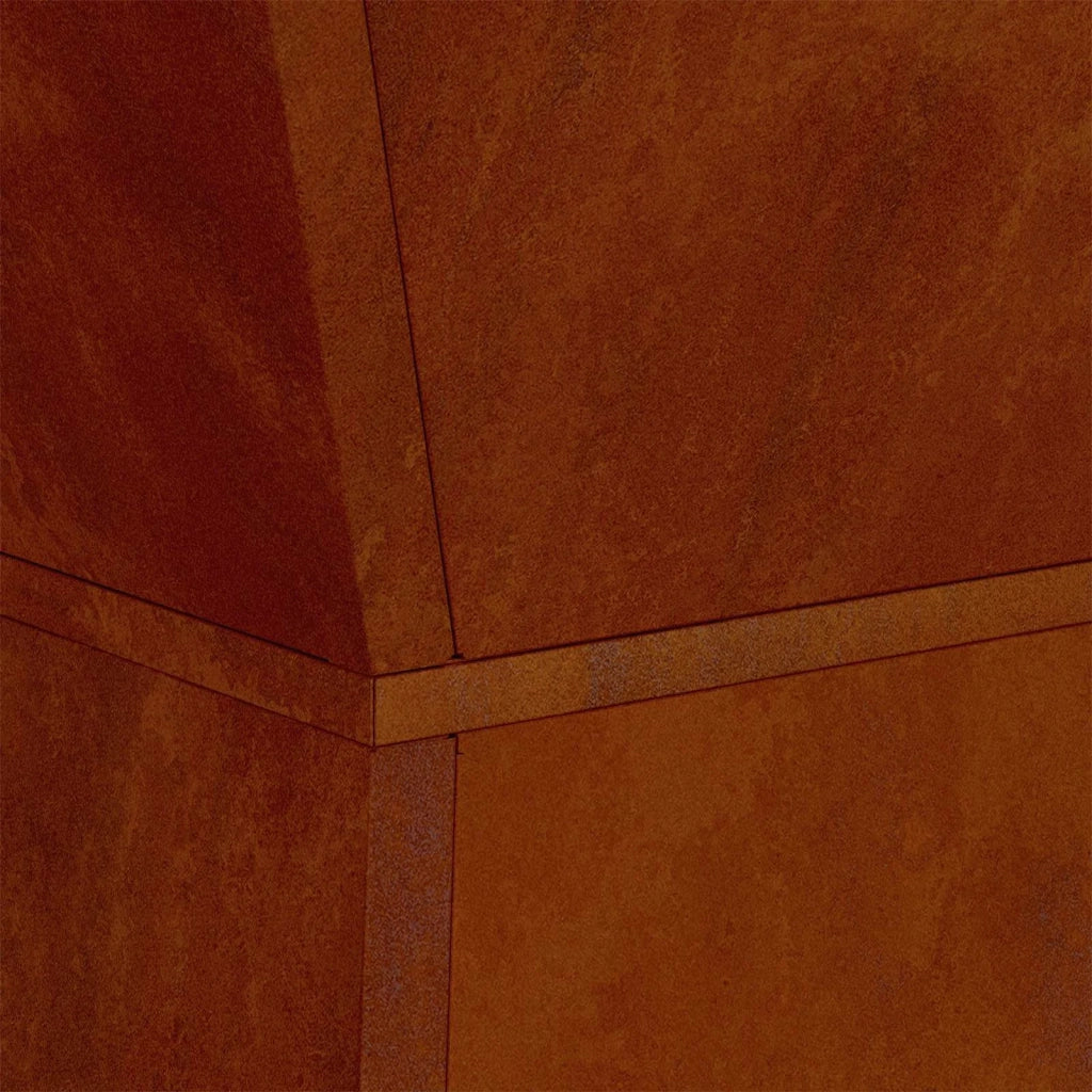 Vaso a Pilastro 2 pcs Argento 40 x 40 x 100 cm 873865