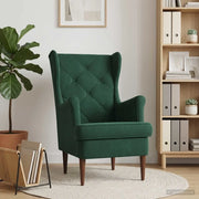Poltrona Verde Scuro Velluto 42029909