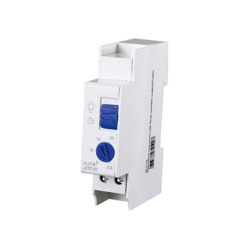 Relè Temporizzatore, Timer Luce su Guida Din Interruttore Meccanico 220-240V 16A Per Scale Corridoio ALC18