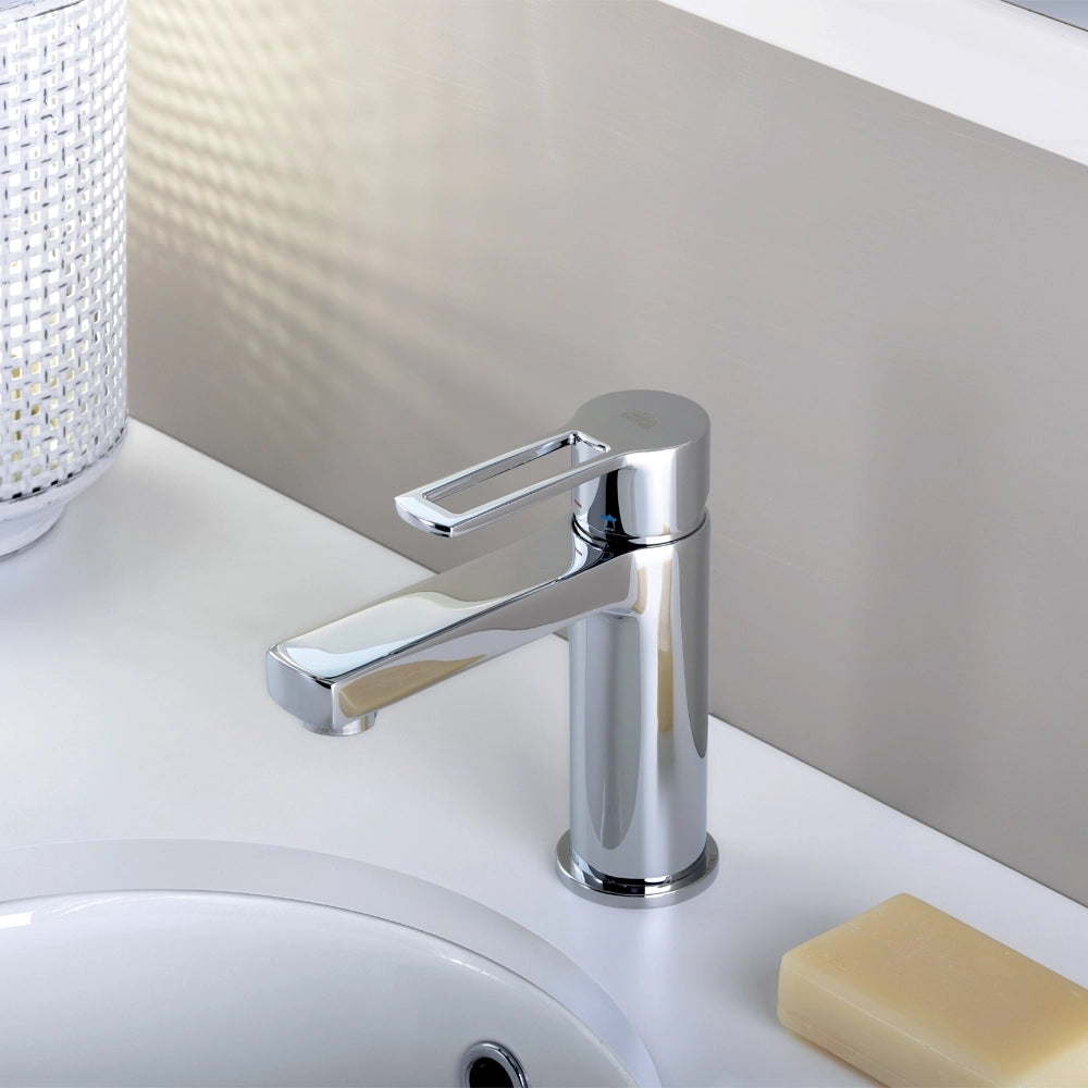 Paffoni miscelatore lavabo senza scarico cromato mod. Ringo