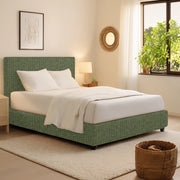 Rugby, Letto Singolo Sfoderabile Made in Italy, Verde