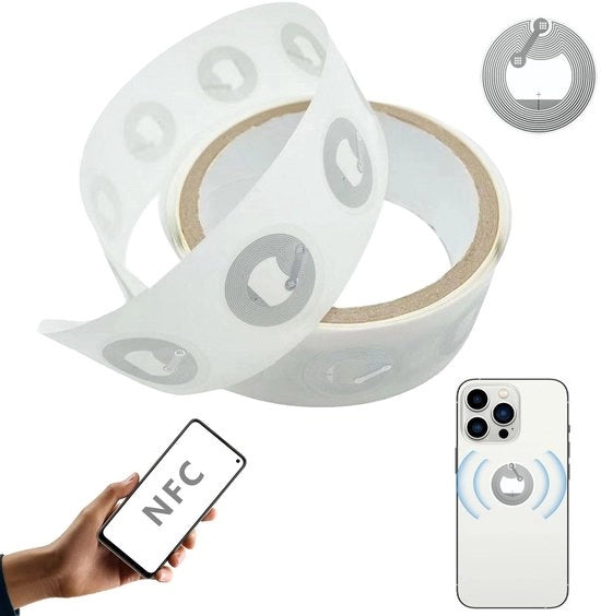 60 Stuks Etichette NFC Programmabili per Dispositivi Compatibili
