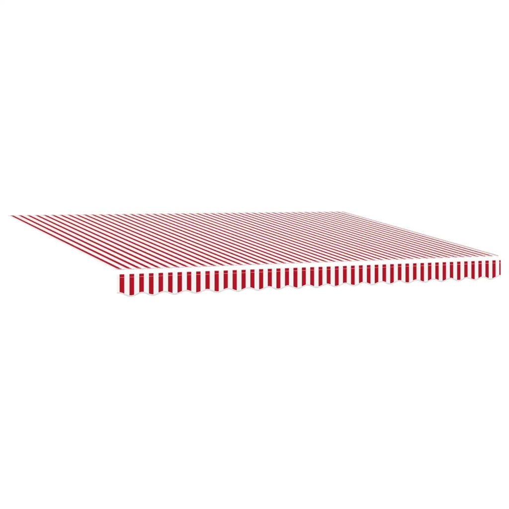 Tenda Retrattile Rosso e Bianco 450 × 350 cm 3331103
