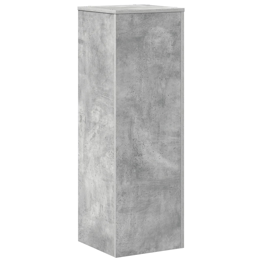 Supporto per Piante Grigio 33x33x100 cm in Truciolato 852954