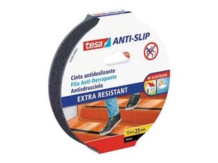 NASTRO ANTISCIVOLO 55587- - mm.30h. in rotoli da mt.5 - trasparente - 2 pezzi TESA