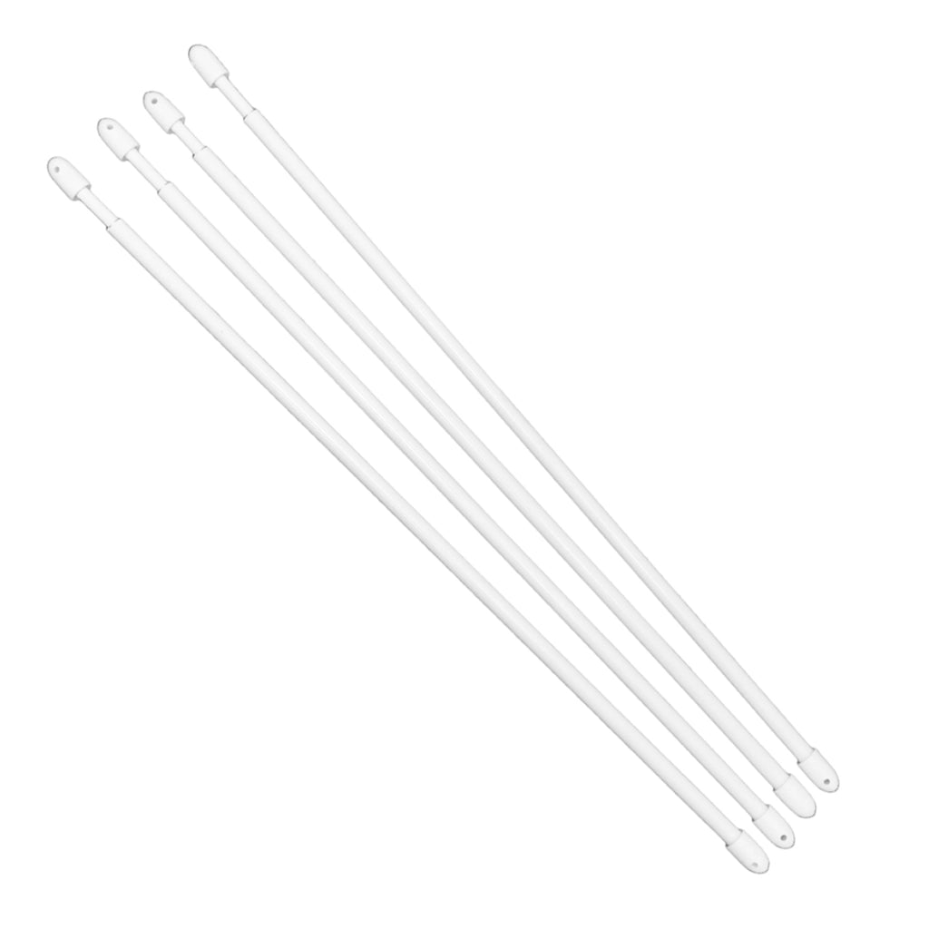 N.4 Stanghette Tenda Mm.7X400 Con Ganci